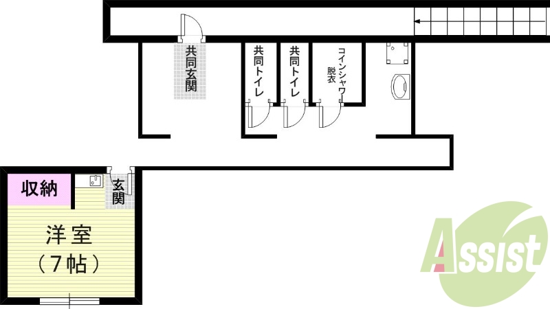 2階の間取り図