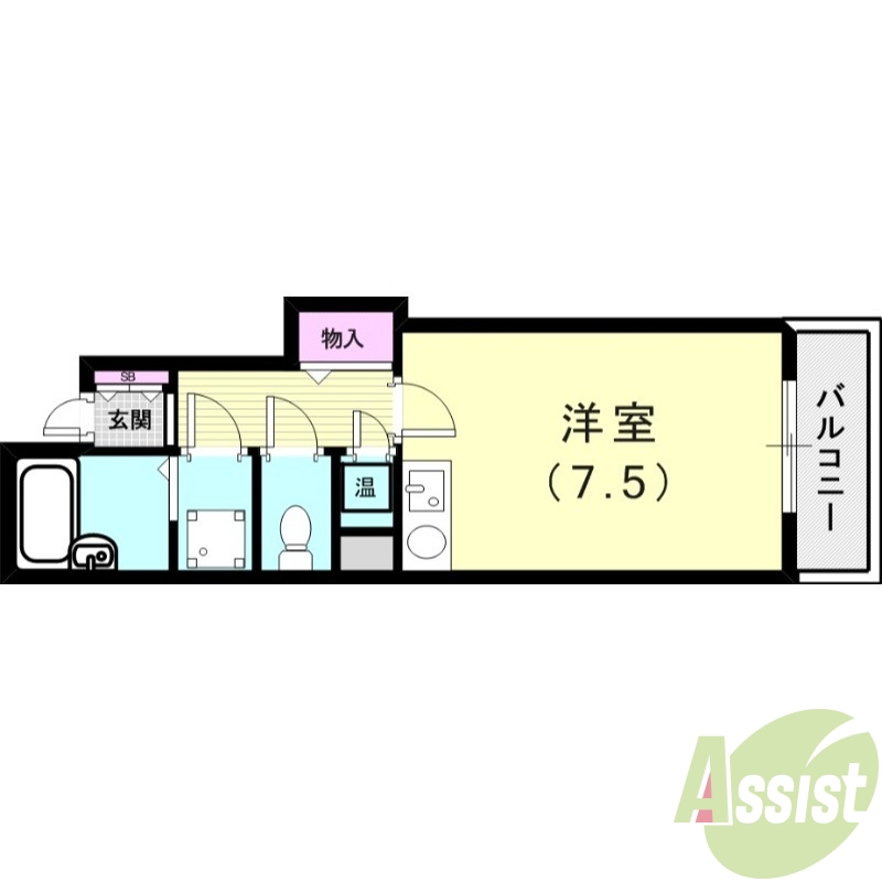 5階の間取り図