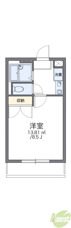 1階の間取り図