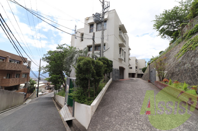 神戸市灘区篠原台の賃貸マンションの外観