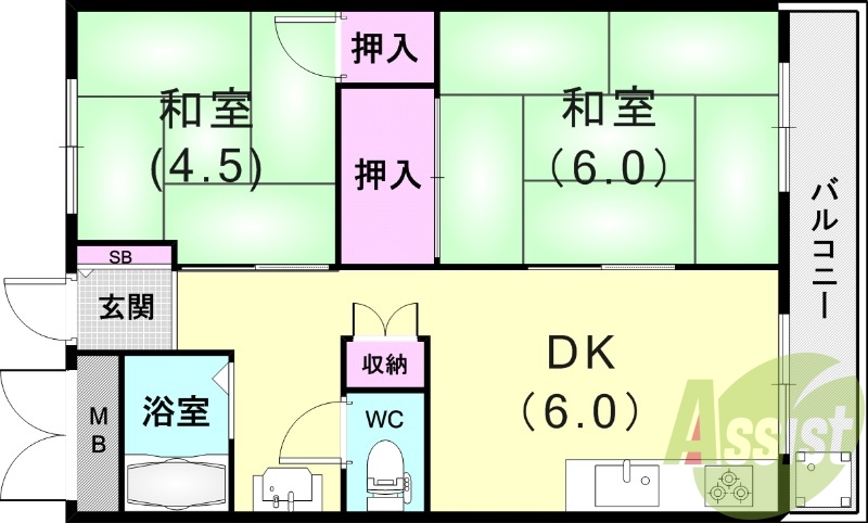 ファミリーの方にちょうど良いサイズ感ですね