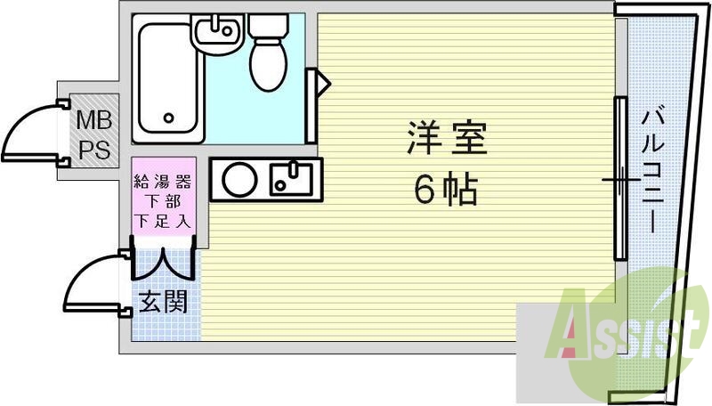 2階の間取り図