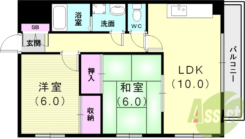 3階の間取り図