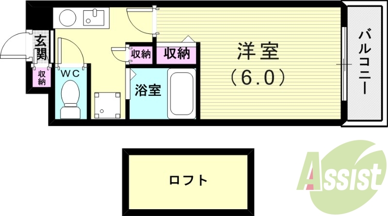 7階の間取り図