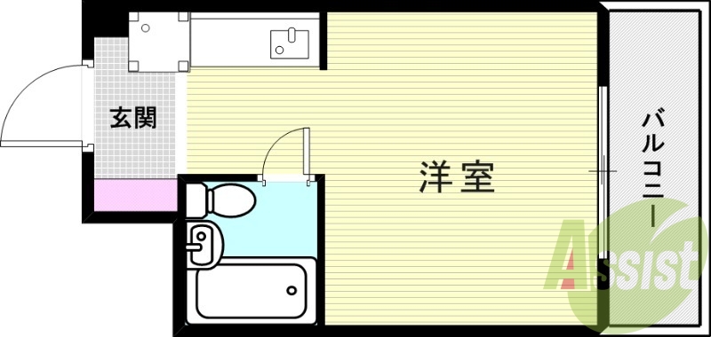8階の間取り図