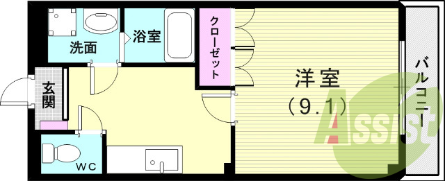 1階の間取り図