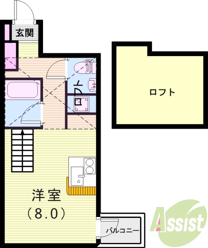 4階の間取り図