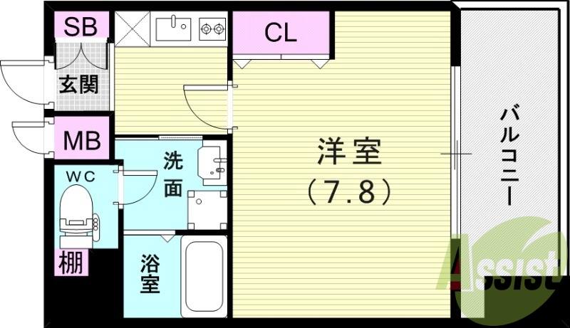 10階の間取り図