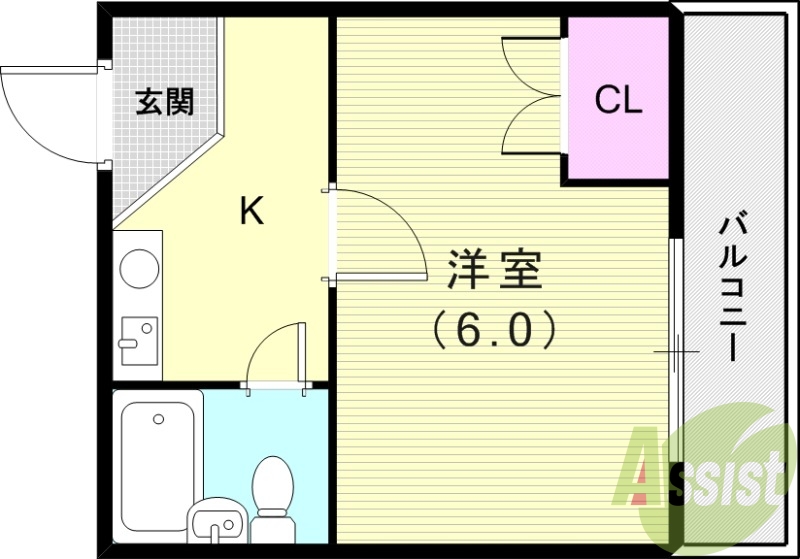 4階の間取り図