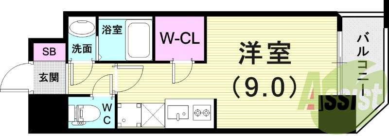 12階の間取り図
