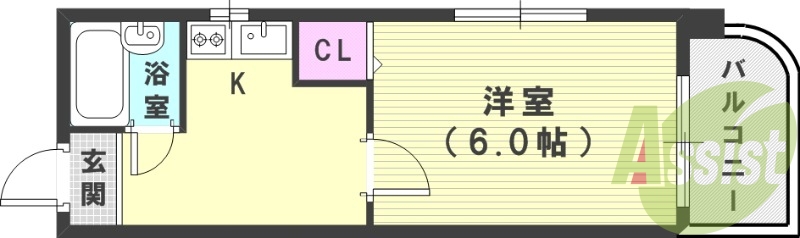 5階の間取り図