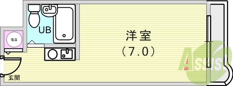 9階の間取り図