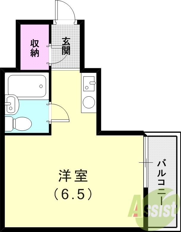 4階の間取り図
