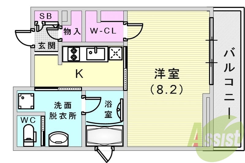 7階の間取り図