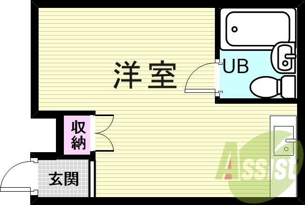 2階の間取り図
