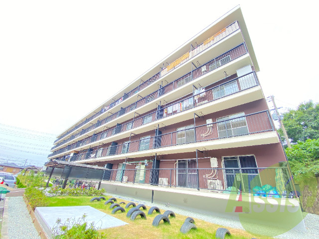 高津橋農住団地　B棟の外観