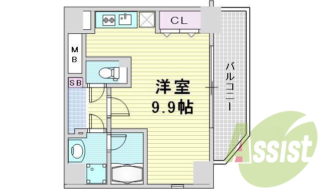 大阪市北区。