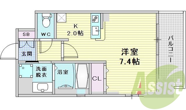 梅田徒歩圏内です。住宅設備も充実して生活に便利です。