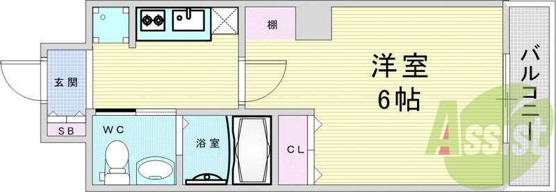 大阪市北区中崎西。