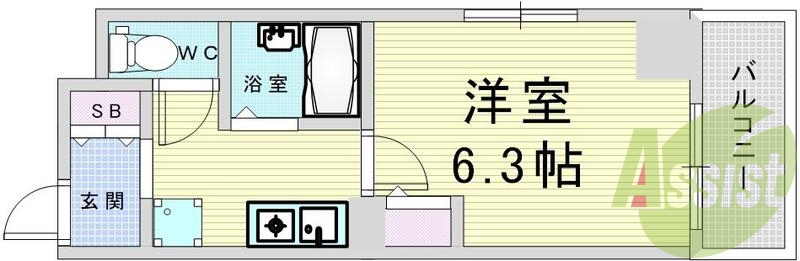 北区天満3丁目。ラナップスクエア南森町。