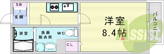 大阪市北区天満橋。R SQUARE東天満