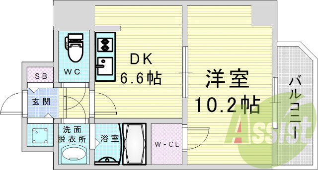 大阪市北区西天満。アーデン西天満
