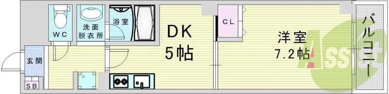 4階の間取り図