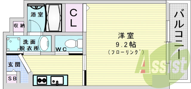 大阪市北区東天満。カルムクレール2.5.8