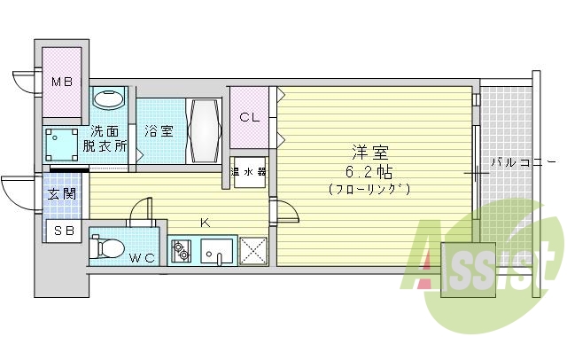 3階の間取り図