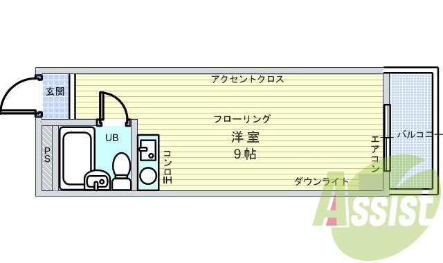 2階の間取り図