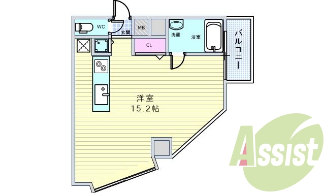 3階の間取り図