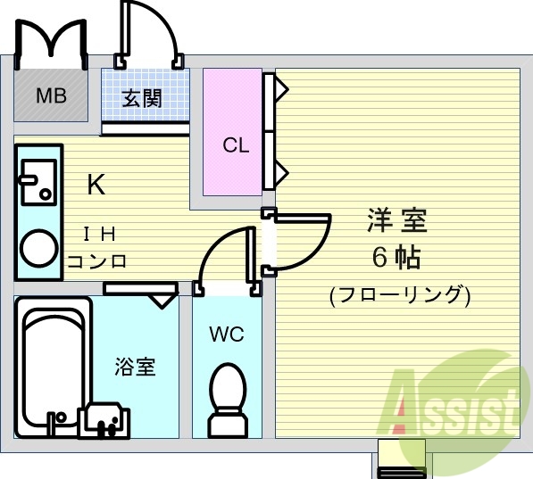 3階の間取り図