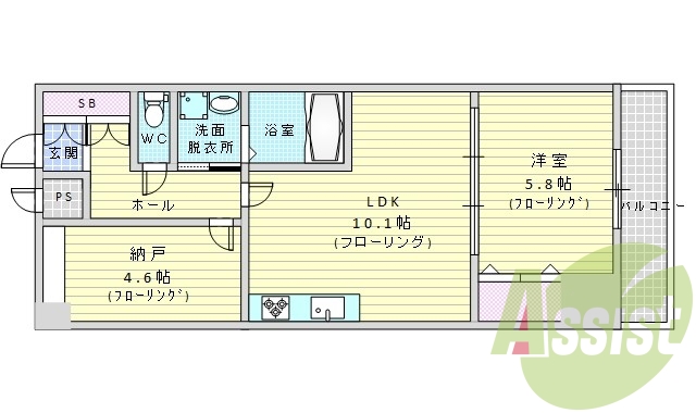 10階の間取り図