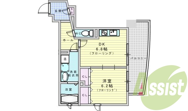 5階の間取り図