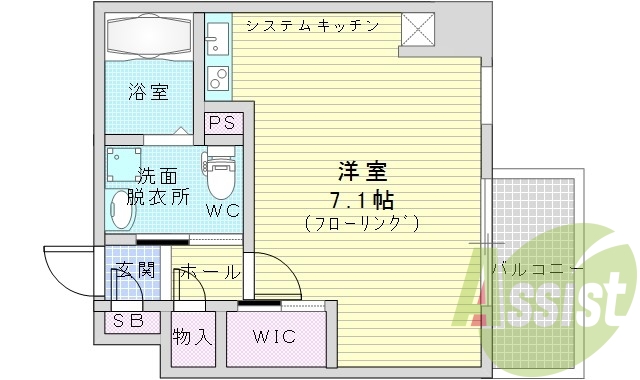 10階の間取り図