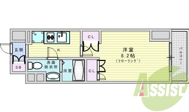 13階の間取り図