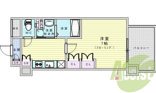 13階の間取り図