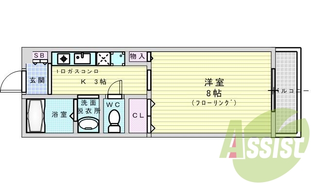 3階の間取り図