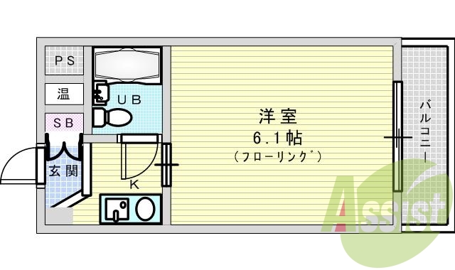 4階の間取り図