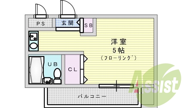 3階の間取り図