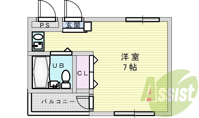 1階の間取り図