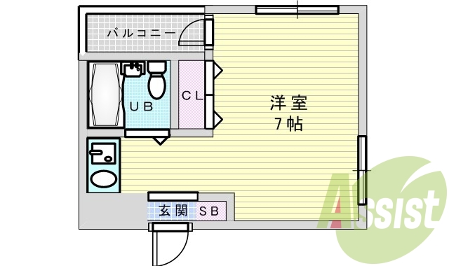 2階の間取り図