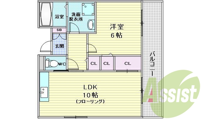 3階の間取り図
