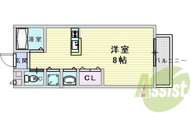 2階の間取り図