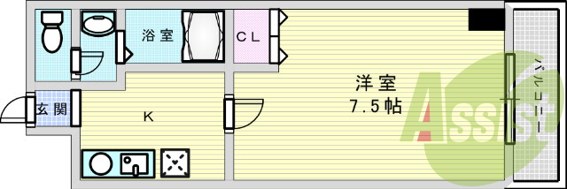 3階の間取り図