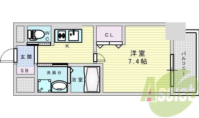 3階の間取り図