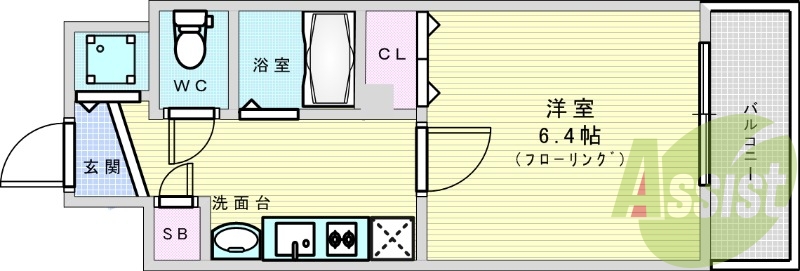7階の間取り図