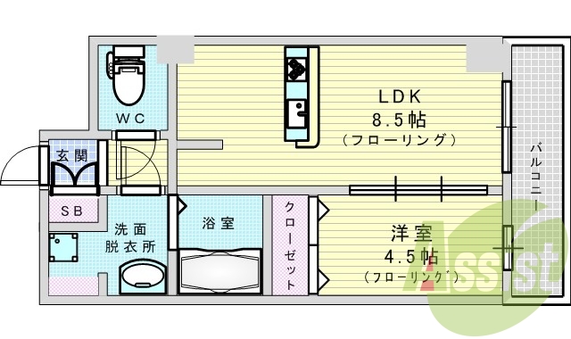 12階の間取り図