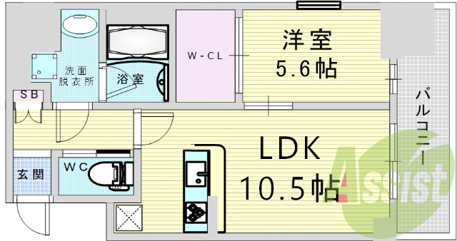 大阪市北区同心。プレジオ天満