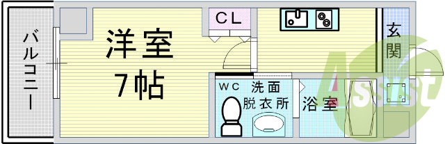 大阪市北区長柄中。サザン長柄